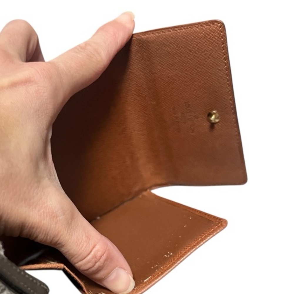Louis Vuitton Authentic Vintage brown and Gold Monogram Tri-fold Wallet - Picture 15 of 17
